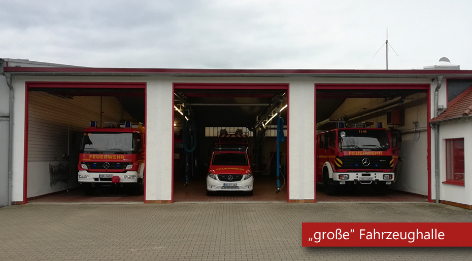 Fahrzeughalle der Freiwillige Feuerwehr Spangenberg